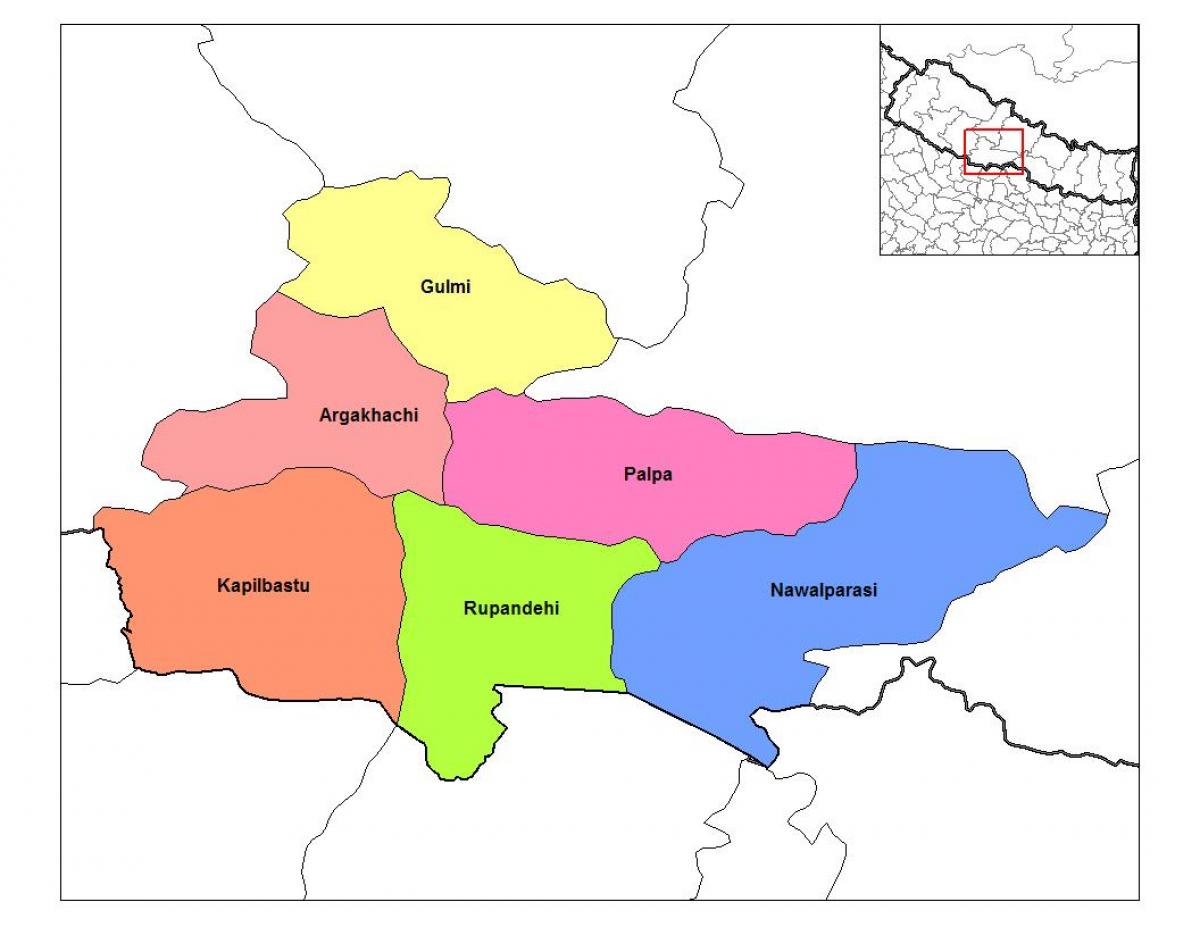 نقشه rupandehi نپال