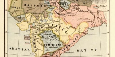 نقشه نپال قبل از سال 1816