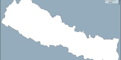 نقشه خالی نپال