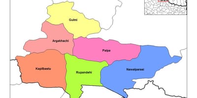 نقشه rupandehi نپال