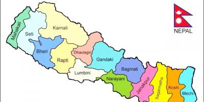 نپال نقشه جدید